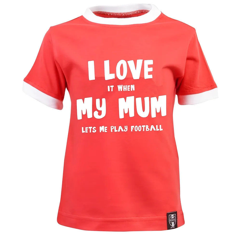 Kids I Love It When Mum - Red/White Ringer_0