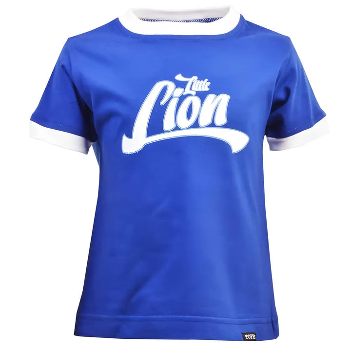 Kids Little Lion - Royal/White Ringer_0