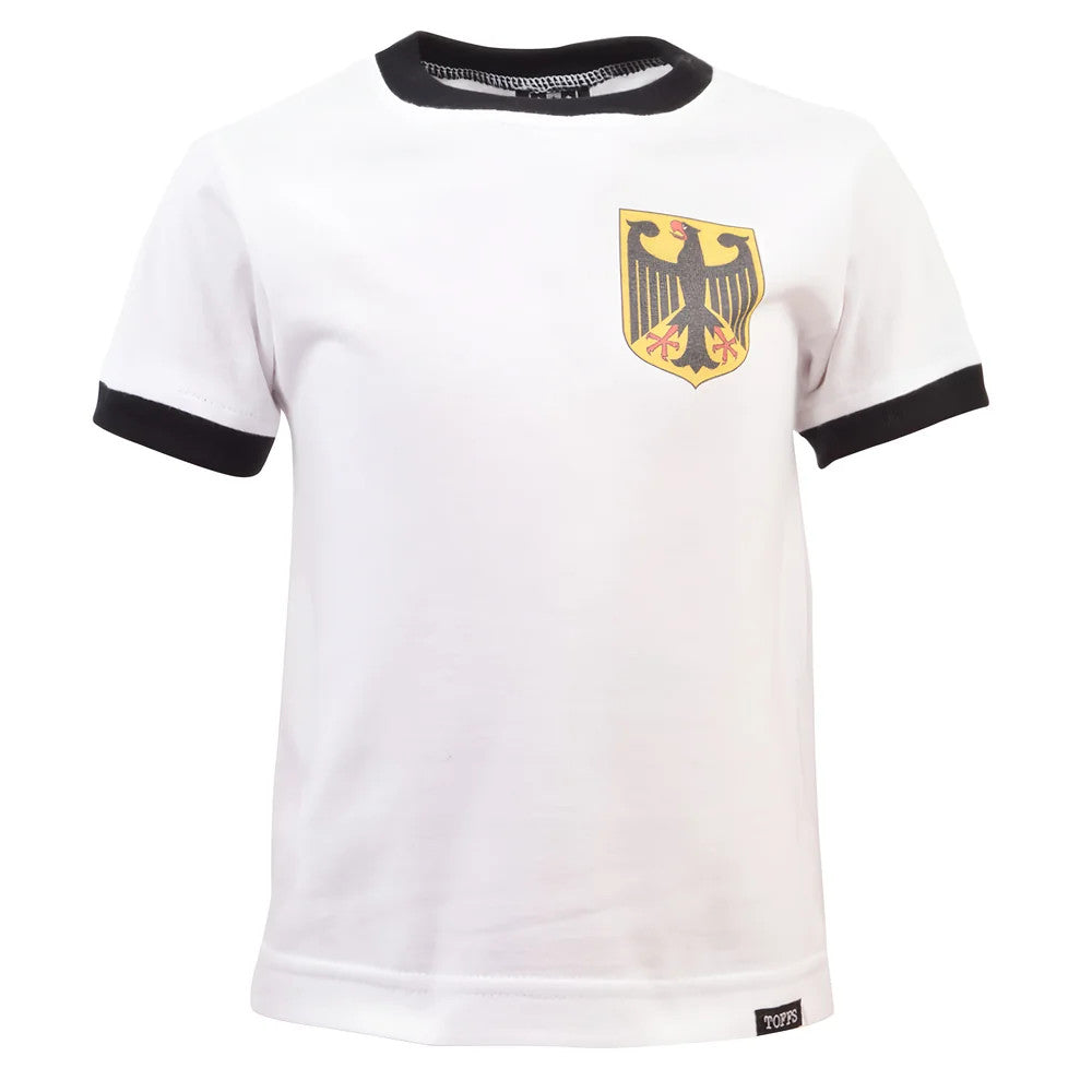 Kids West Germany 12th Man - White/Black Ringer (Your Name)_2