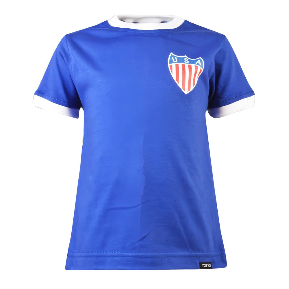 Kids USA 12th Man T-Shirt - Royal/White Ringer_0