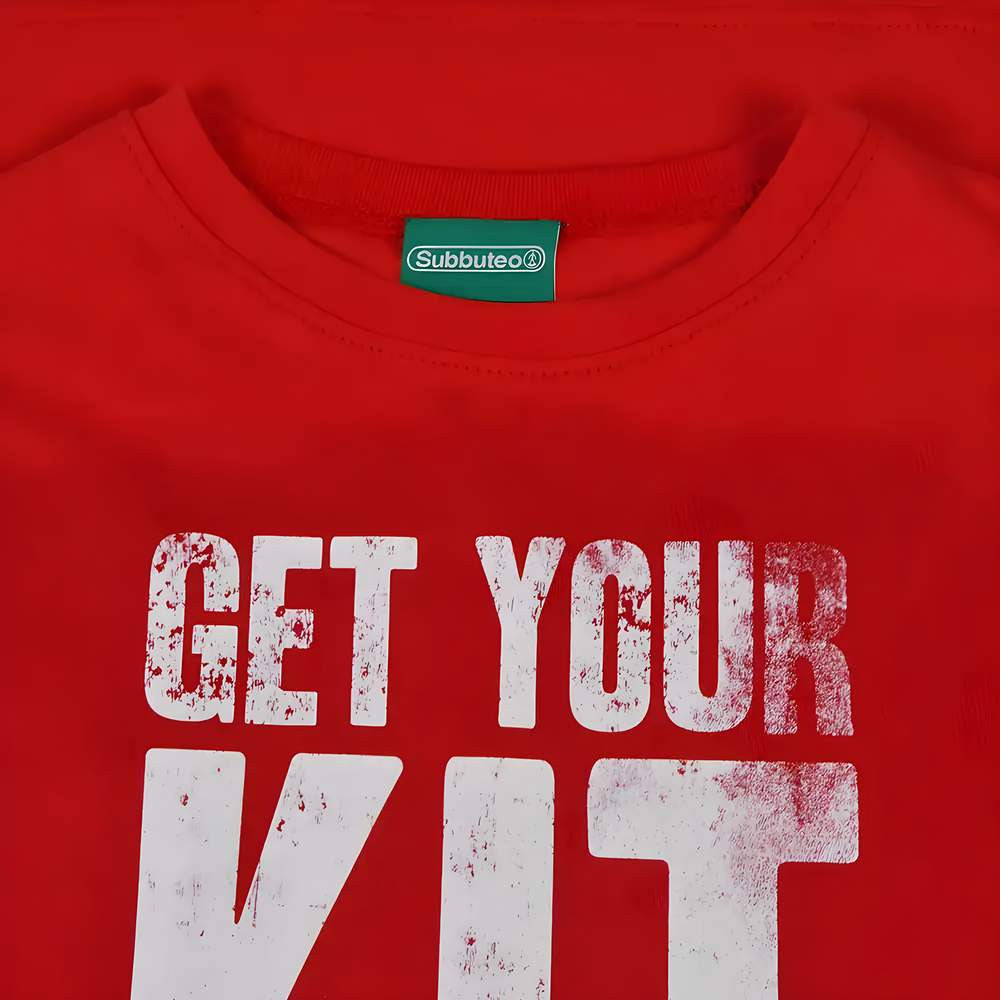 Subbuteo Get Your Kit Off T-Shirt - Red_1