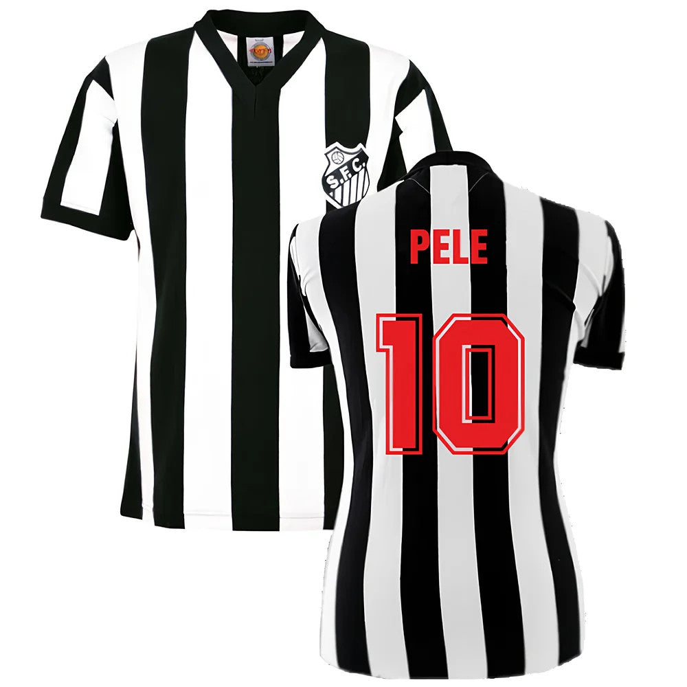 Santos 1970s Retro Football Shirt (PELE 10)