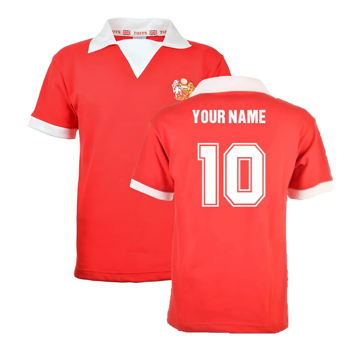 Manchester Reds 1970s Retro Shirt (Your Name)_0
