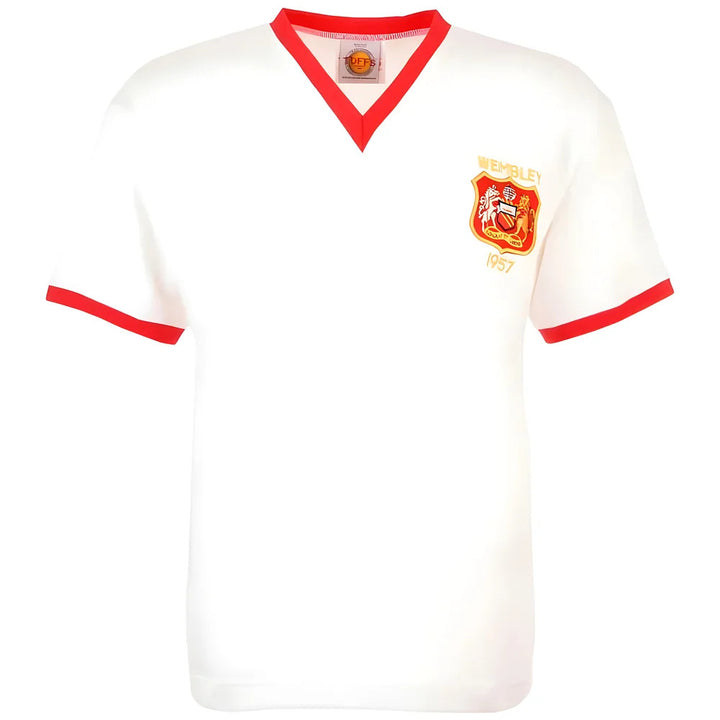 Manchester Reds 1957 FA Cup Final Retro Shirt_0