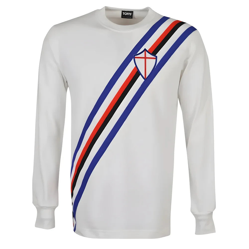 Sampdoria 1969 - 1970 Away Retro Football Shirt_0
