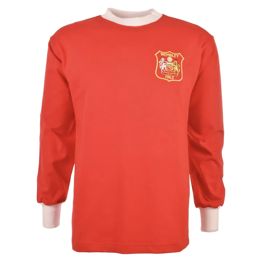 Manchester United 1963 FA Cup Final Retro Football Shirt_0
