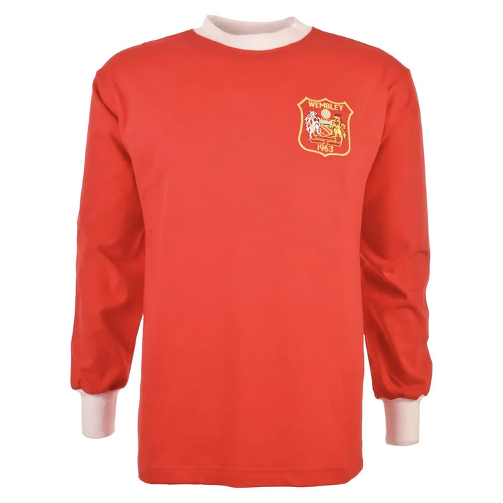 Manchester United 1963 FA Cup Final Retro Football Shirt_0