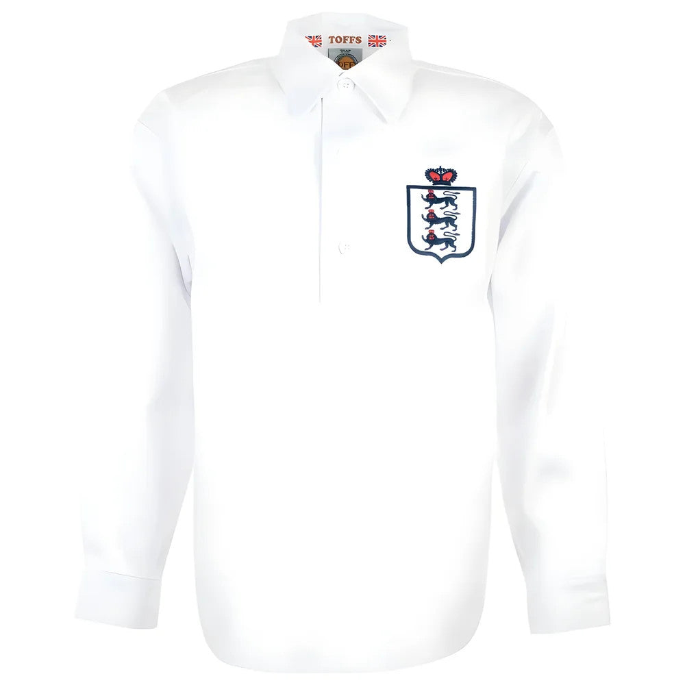 England 1930-50s Retro Football Shirt_0