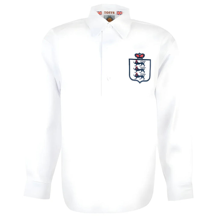 England 1930-50s Retro Football Shirt_0