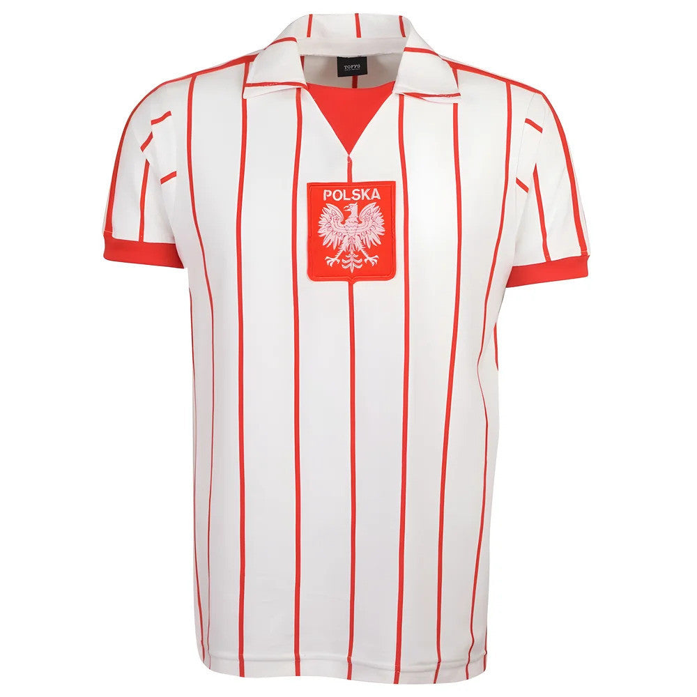 Poland 1982-84 Home Retro Football Shirt_0