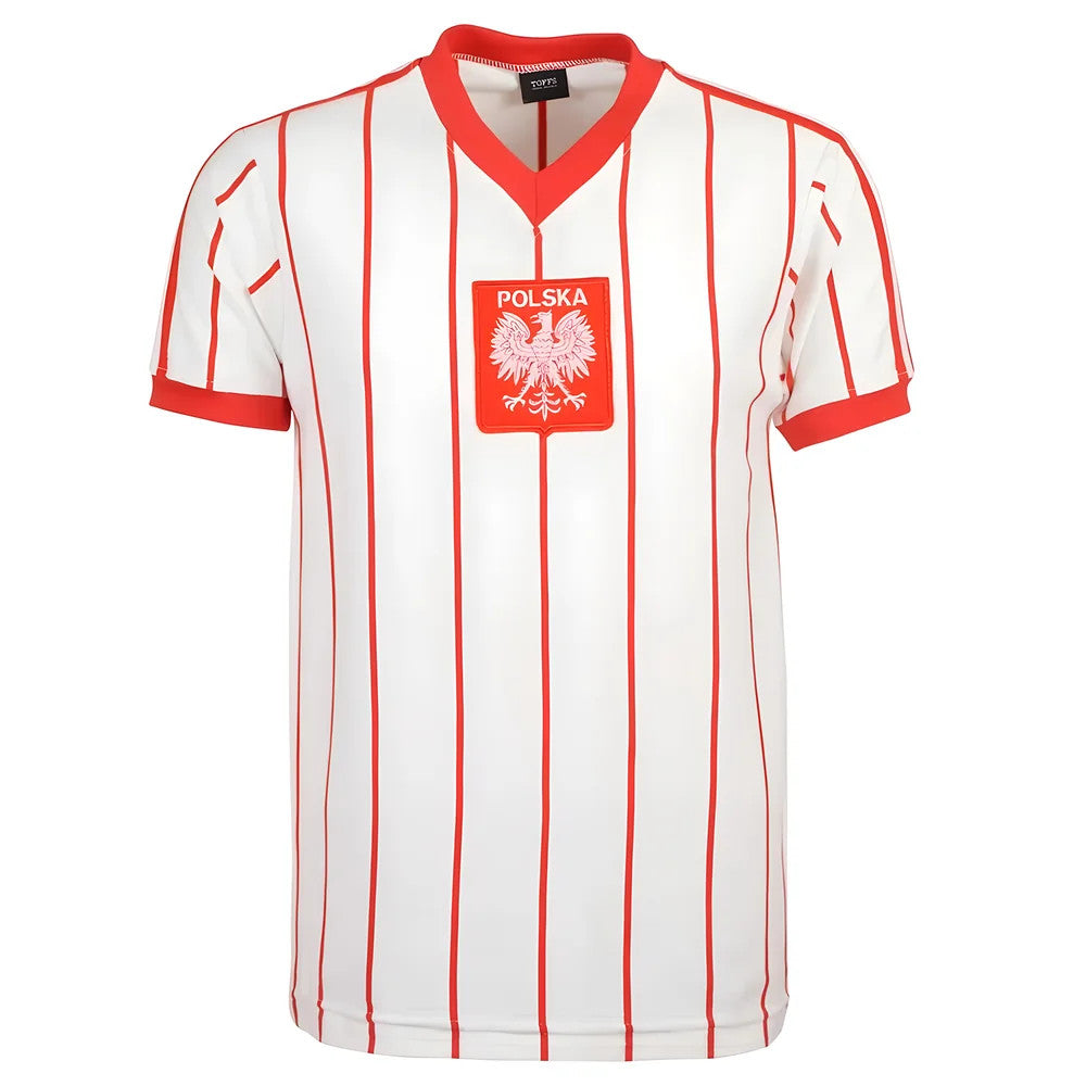 Poland 1982 World Cup Football Shirt_0