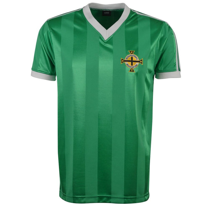 Northern Ireland 1983 Polyester Retro Football Shirt_0