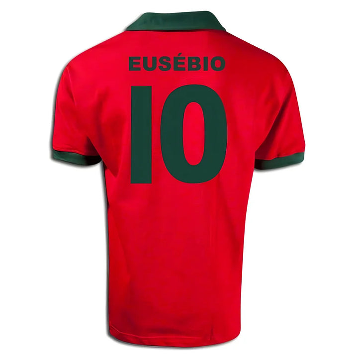 Portugal 1960s with Eusebio 10 Retro Football Shirt_0