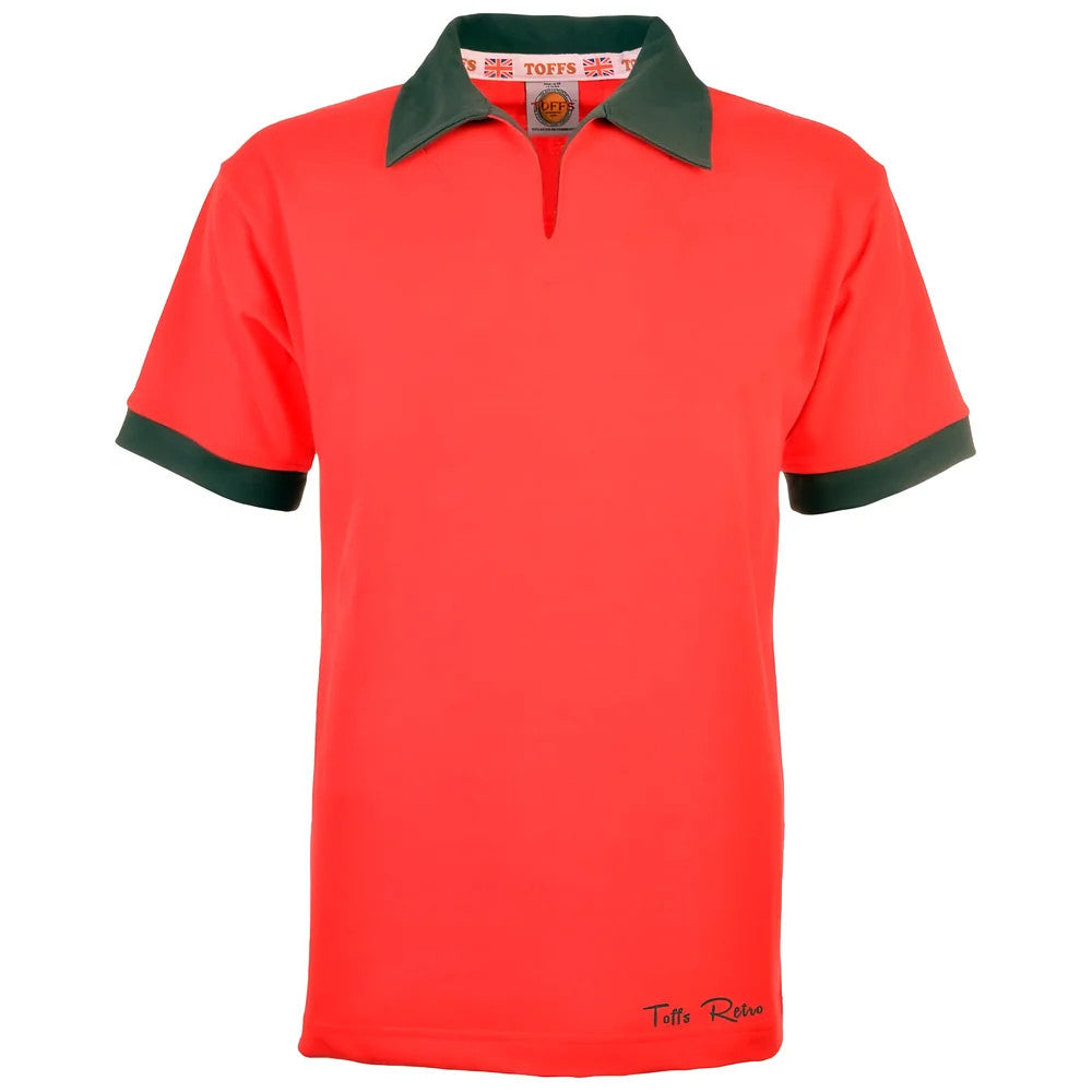 TOFFS Classic Retro Red Short Sleeve Shirt_0