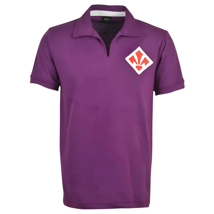 Fiorentina 1940s S/Sleeve Retro Football Shirt_0