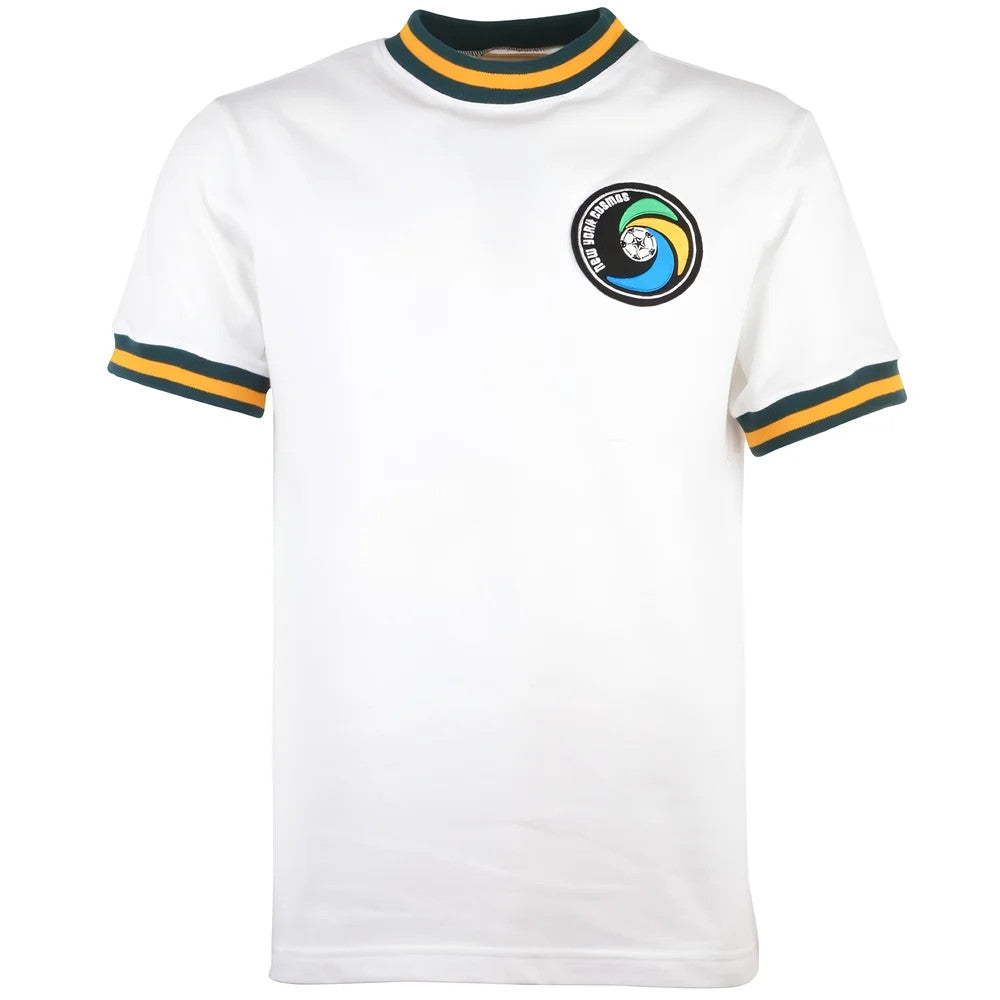 New York Cosmos 1977 Practise Retro Football Shirt_0
