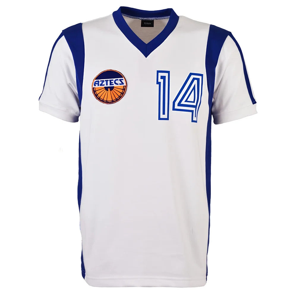 LA Aztecs 1979 No 14 Home Retro Football Shirt_0