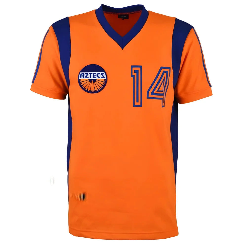 LA Aztecs 1979 No 14 Away Retro Football Shirt_0