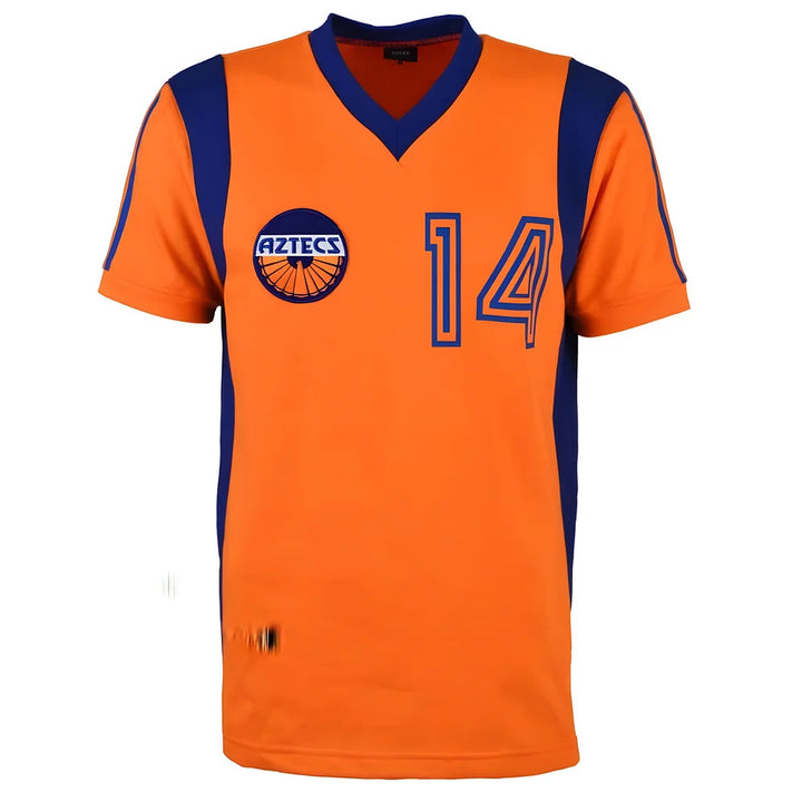 LA Aztecs 1979 No 14 Away Retro Football Shirt_0