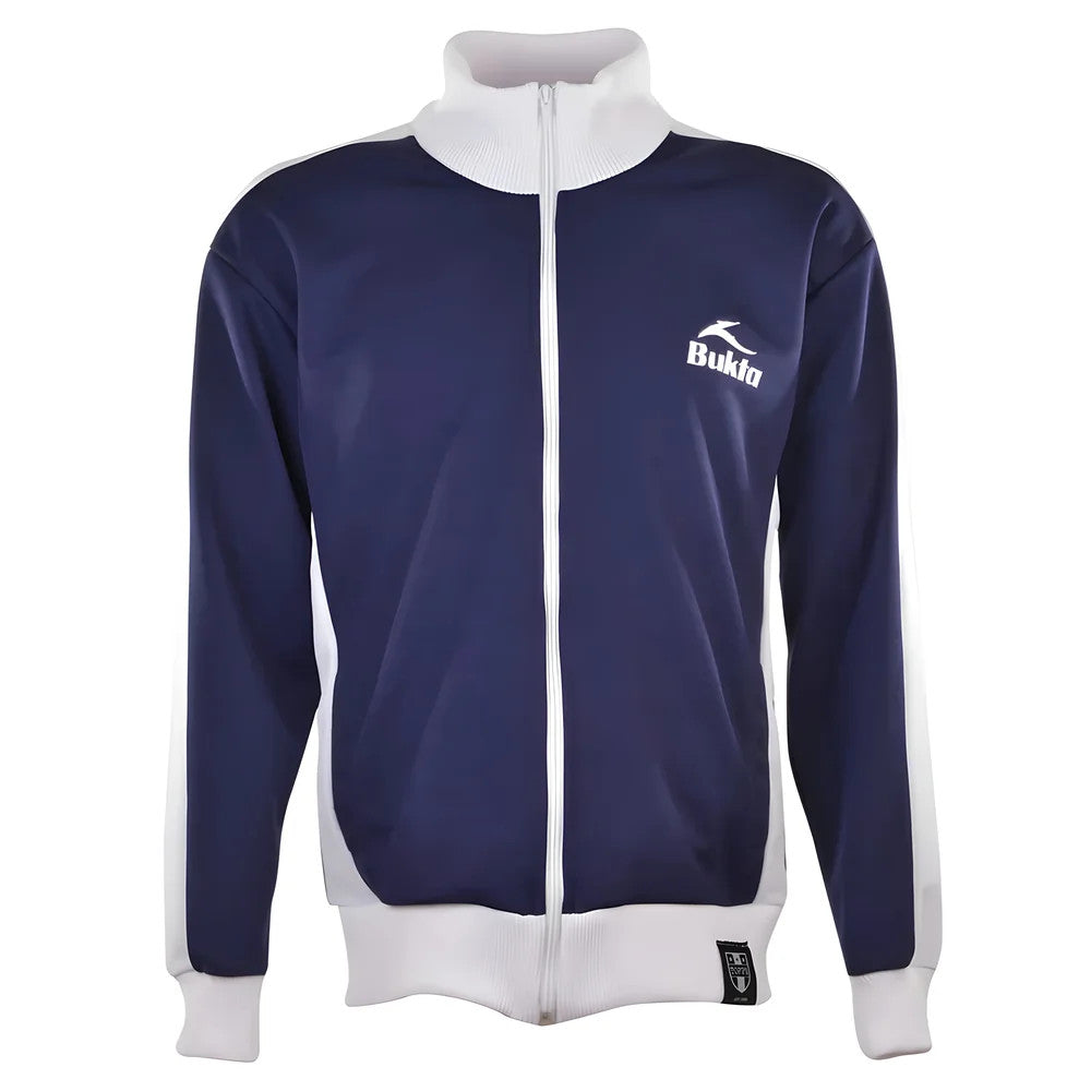 BUKTA Track Top Navy with White Panels/Cuffs/W'Band_0