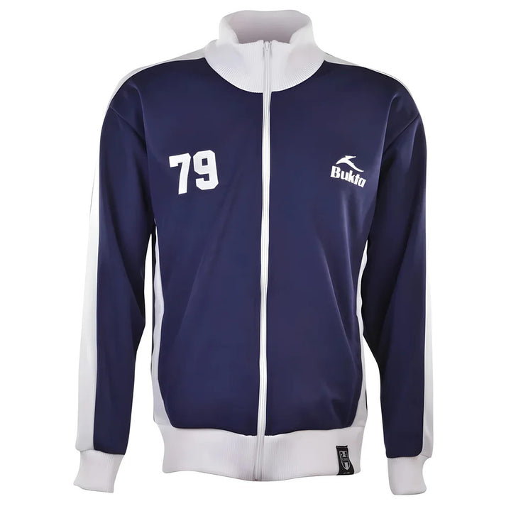 BUKTA Heritage Track Top Navy with White Panels/Cuffs/W'Ban £45.00_0