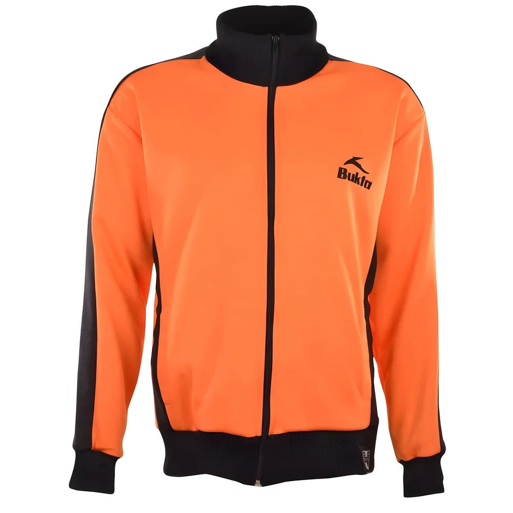 BUKTA Track Top Orange with Black Panels/Cuffs/W'Band_0