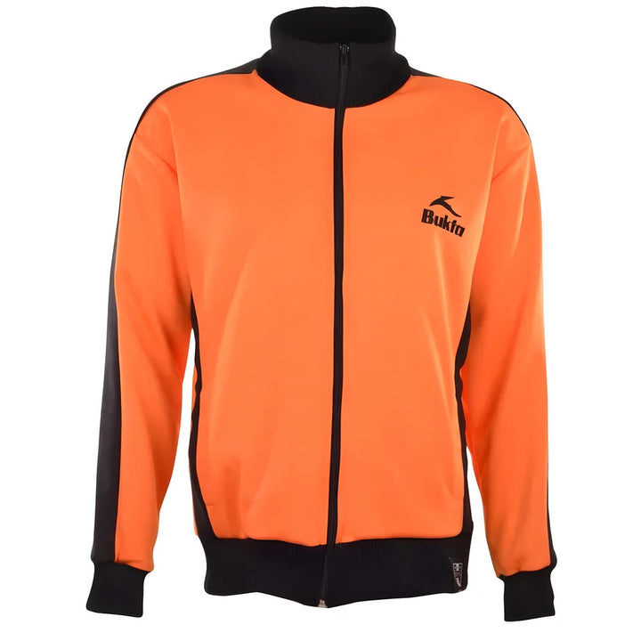 BUKTA Track Top Orange with Black Panels/Cuffs/W'Band_0
