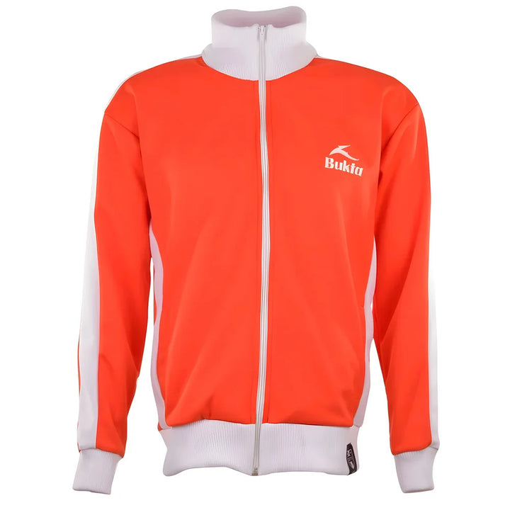 BUKTA Track Top Red with White Panels/Cuffs/W'Band_0