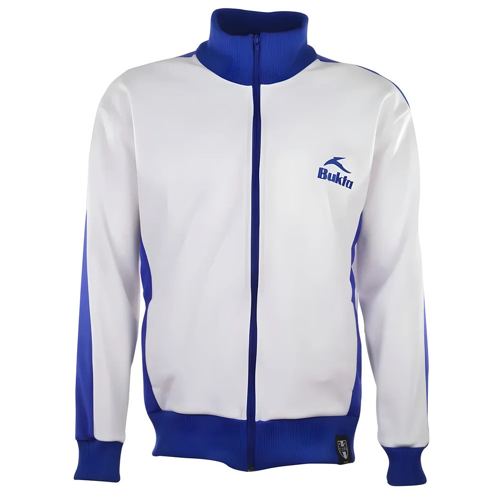 BUKTA Track Top White with Royal Panels/Cuffs/W'Band_0