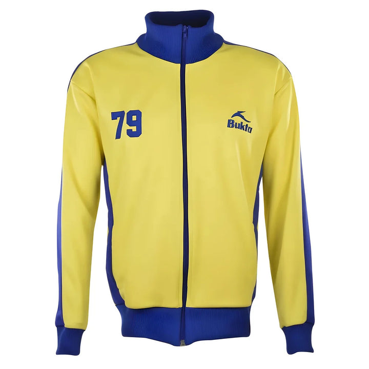 BUKTA Heritage Track Top Yellow with Royal Panels/Cuffs/W'B_0