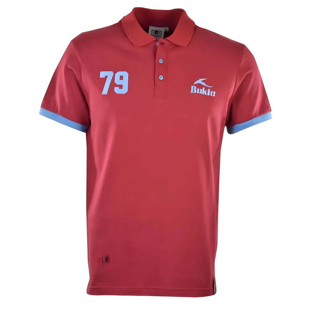 BUKTA Heritage Polo Claret with Sky Cuffs_0