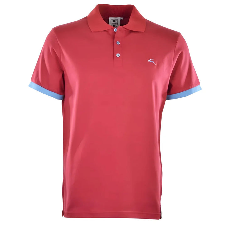 BUKTA Lifestyle Polo Claret with Sky Cuffs_0