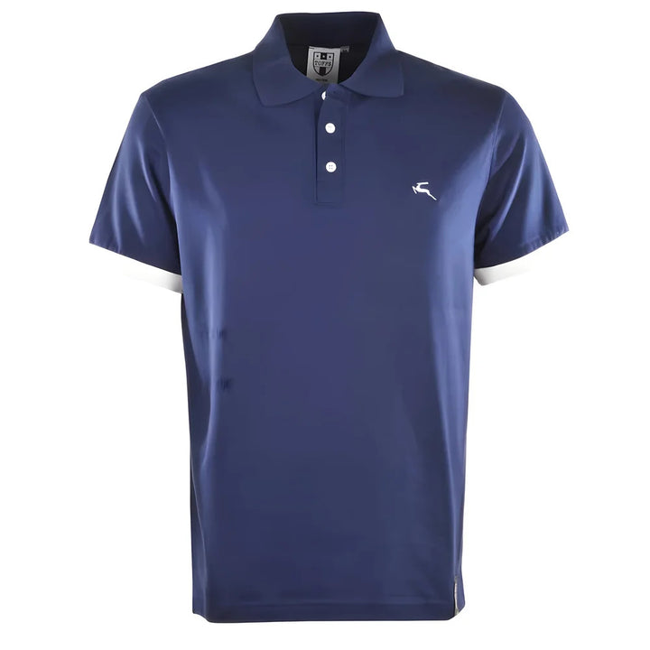 BUKTA Lifestyle Polo Navy with White Cuffs_0