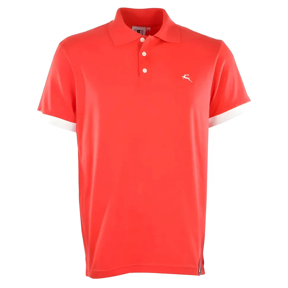 BUKTA Lifestyle Polo Red with White Cuffs_0