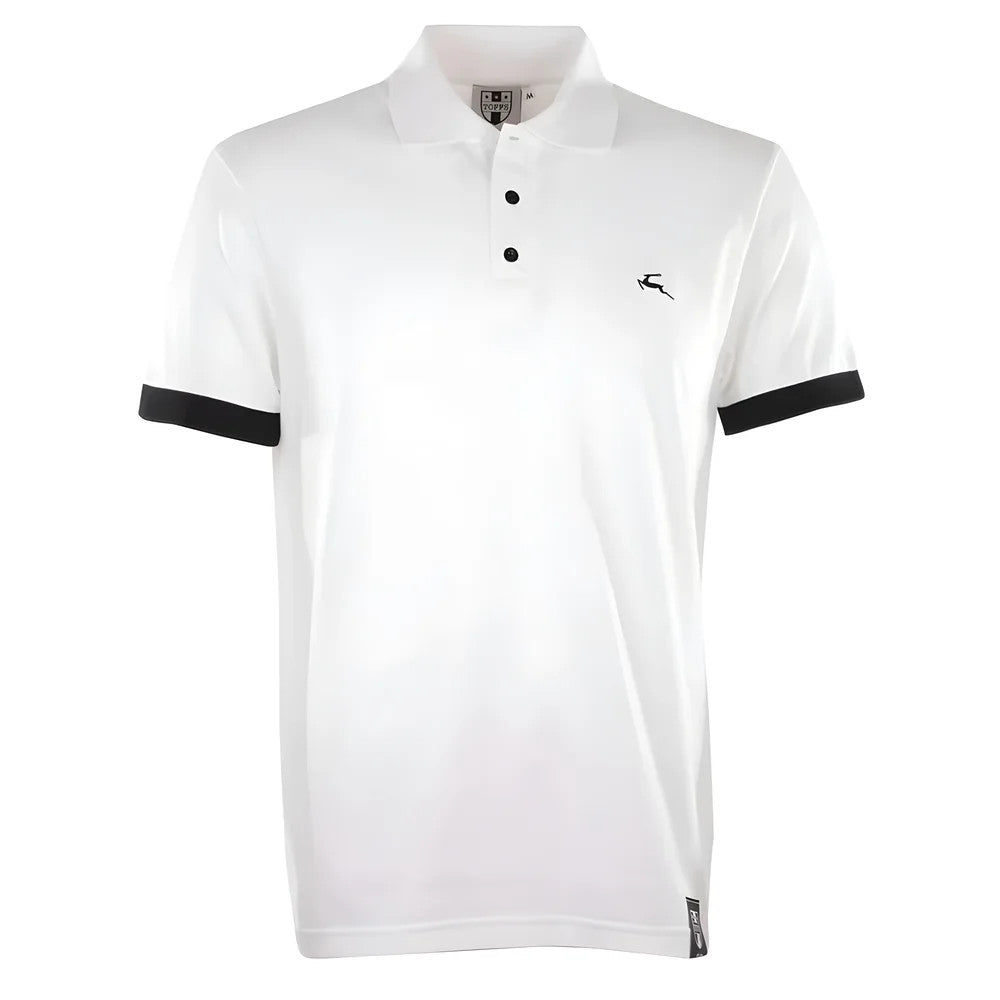 BUKTA Lifestyle Polo White with Black Cuffs_0