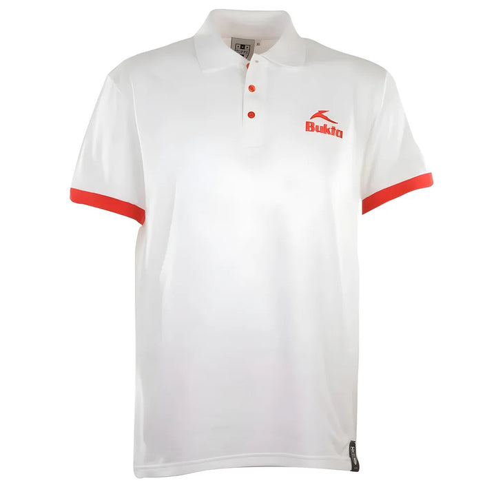 BUKTA Polo White with Red Cuffs_0