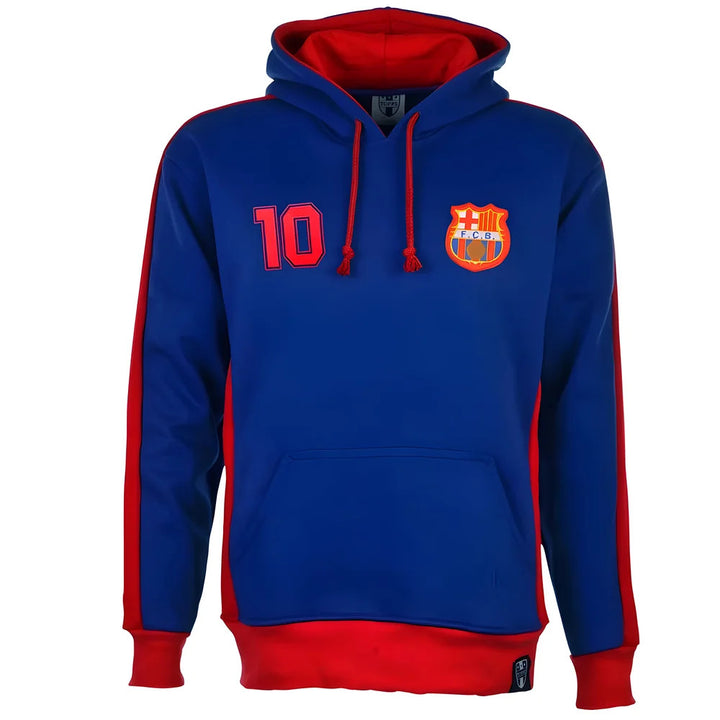 Barcelona Number 10 Retro Hoodie_0