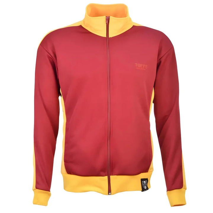 TOFFS Est 1990 Track Top - Maroon/Amber_0