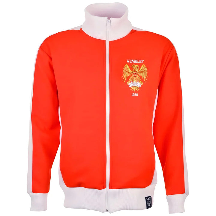 Manchester Reds 1958 style Retro Track Top_0