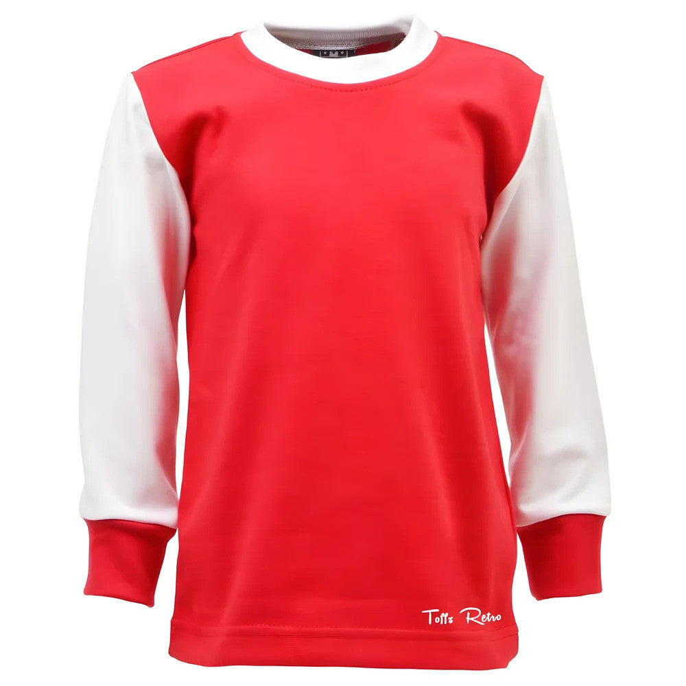 Toffs Classic Retro Long Sleeve Kids Football Shirt_0