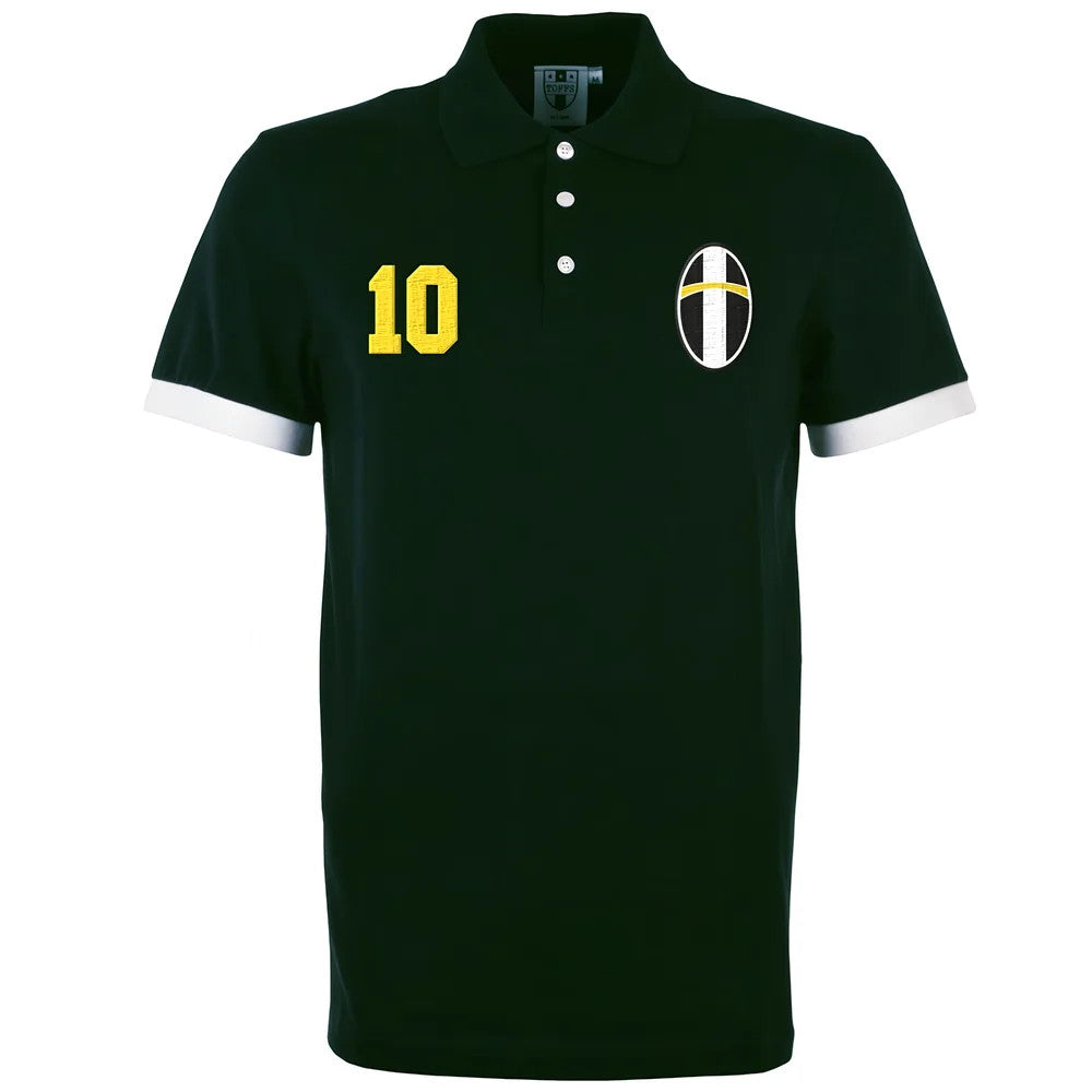 Juventus No 10 Black Polo Shirt_0
