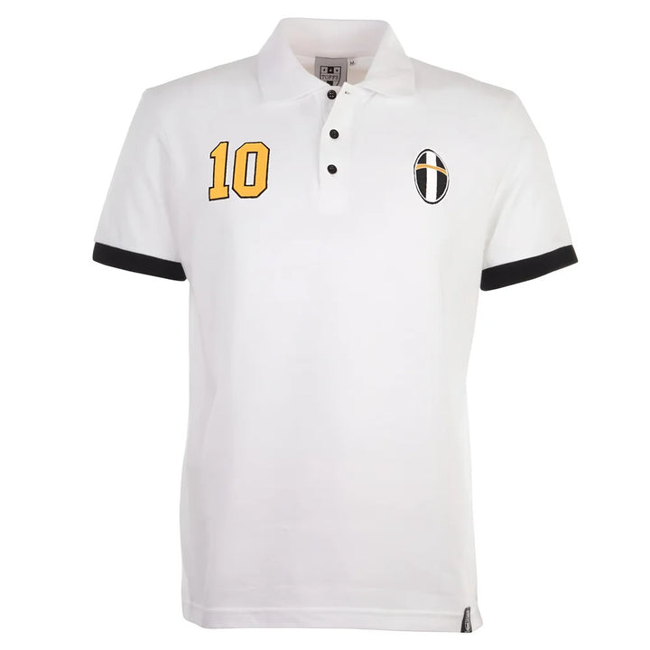 Juventus No 10 White Polo Shirt_0