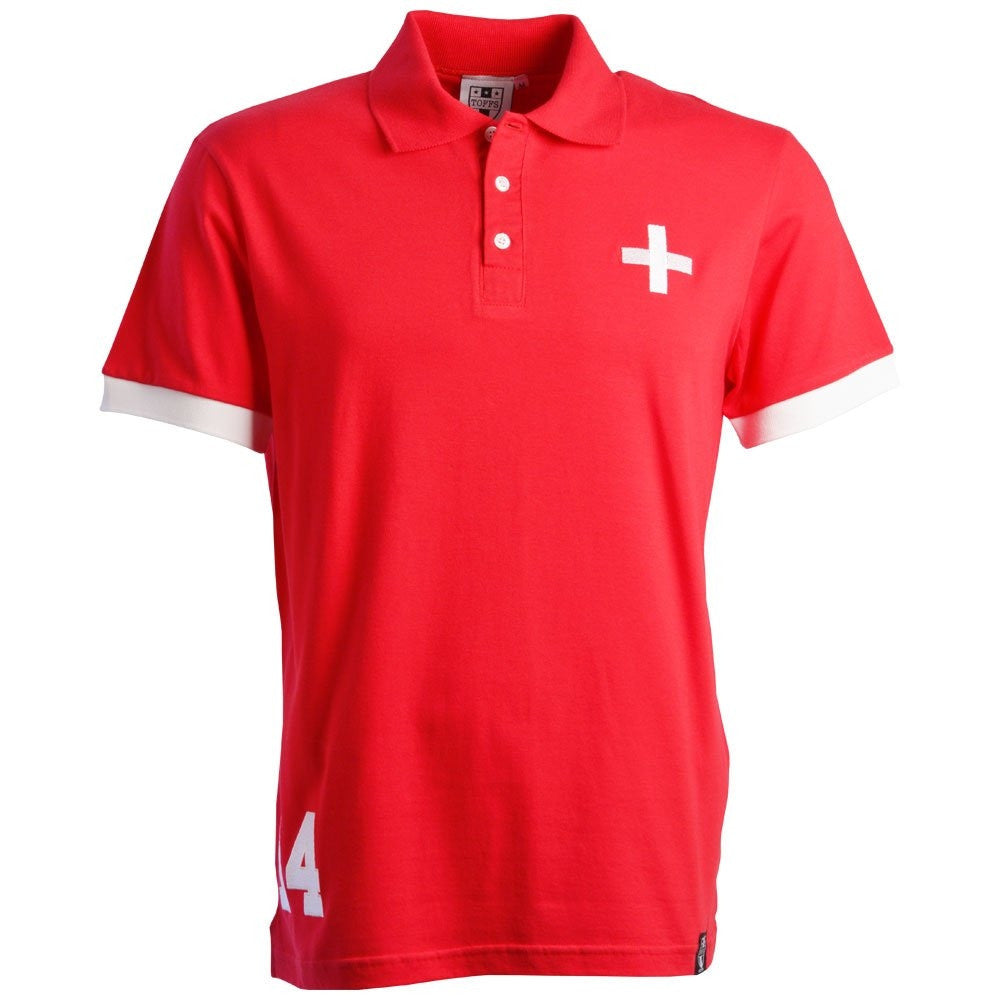 Switzerland No 14 Red Polo Shirt_0