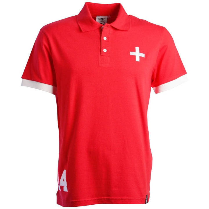 Switzerland No 14 Red Polo Shirt_0