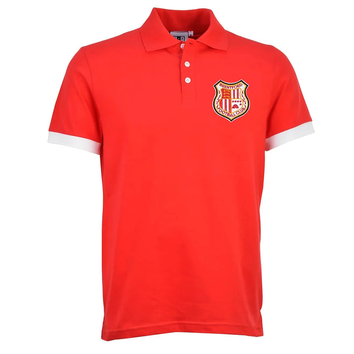 Brentford Red/White Polo_0