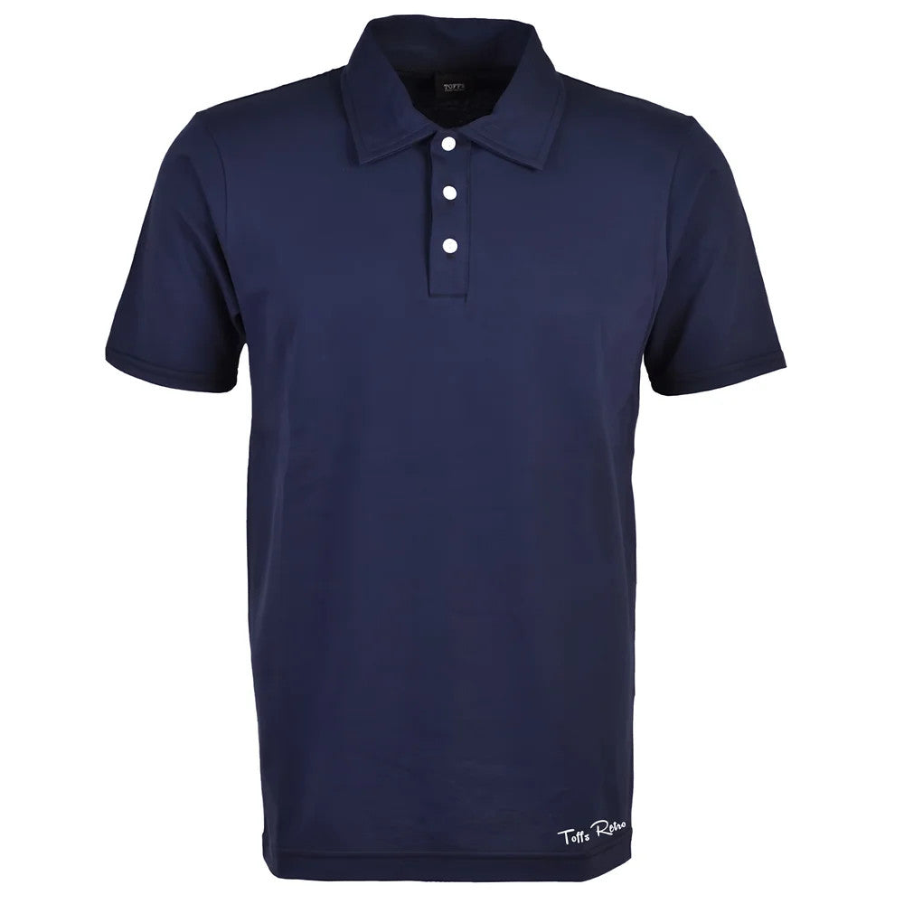 Toffs Retro Polo Shirt - Navy_0