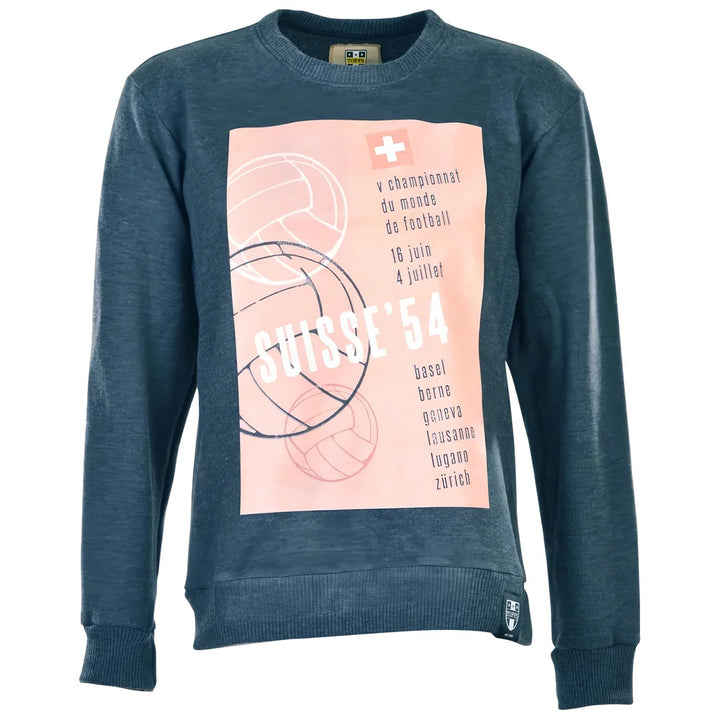 Pennarello: World Cup Switzerland 1954 Sweatshirt - Charcoal_0