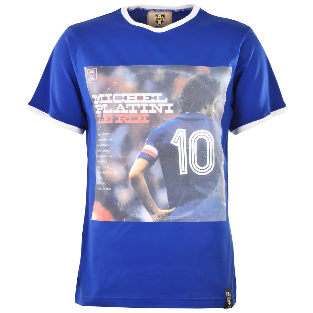 Pennarello: LPFC - Platini T-Shirt - Royal/White Ringer_0