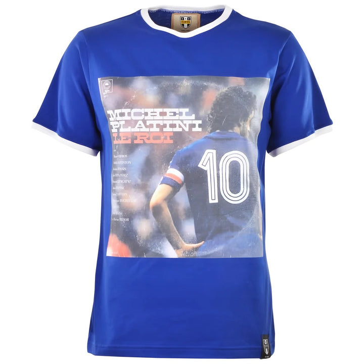 Pennarello: LPFC - Platini T-Shirt - Royal/White Ringer_0