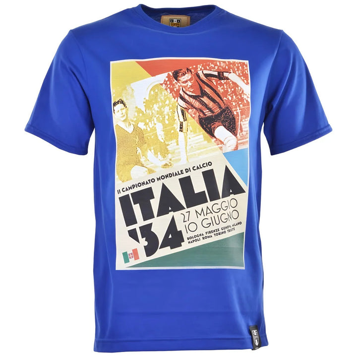Pennarello: World Cup - Italia 1934 T-Shirt - Royal_0
